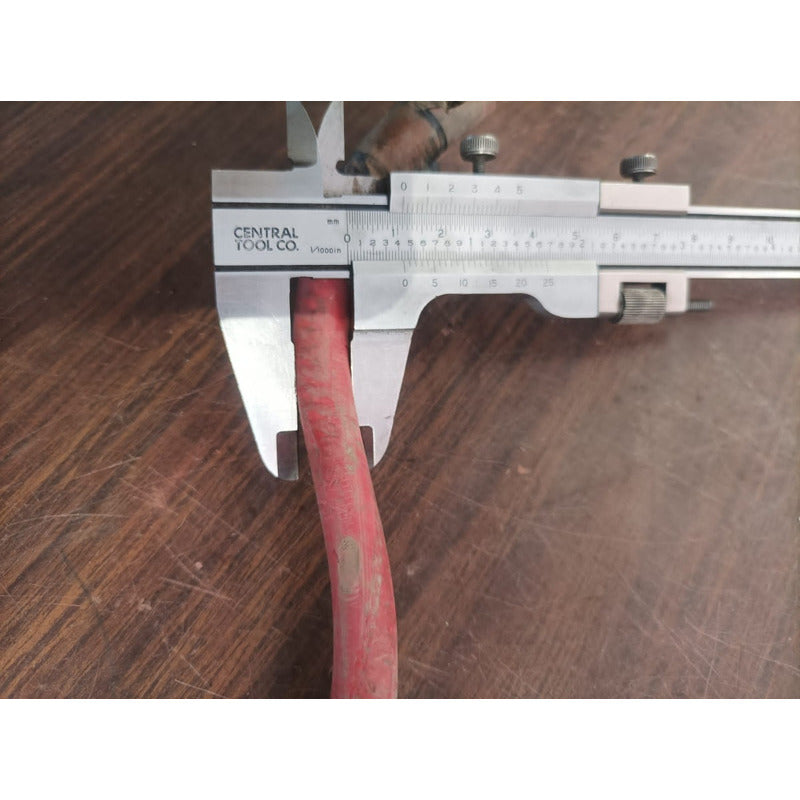 Cable Corriente Automotriz Bateria Rojo 1 Metro Detalle