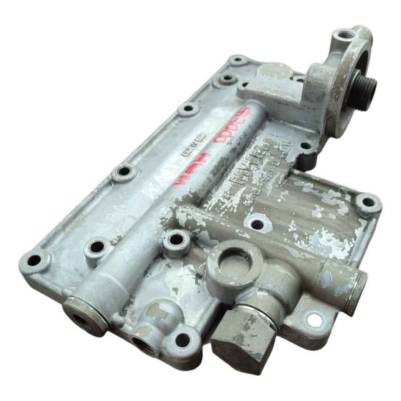 Base Enfriador Aceite Portafiltro Mwm 4.12 Tge International