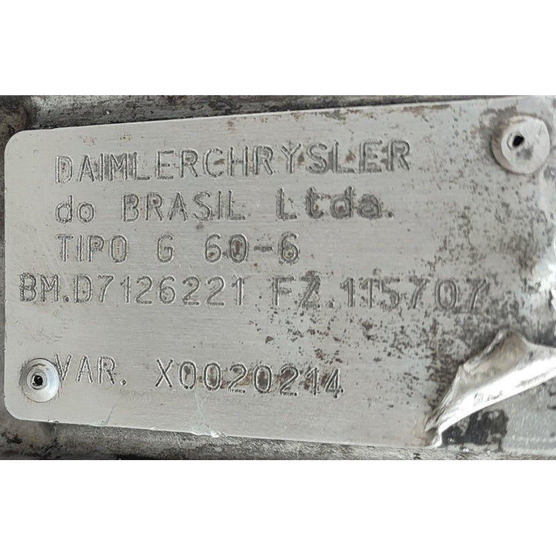 Housing Funda Transmisión Caja Mercedes Benz G60 Freightline