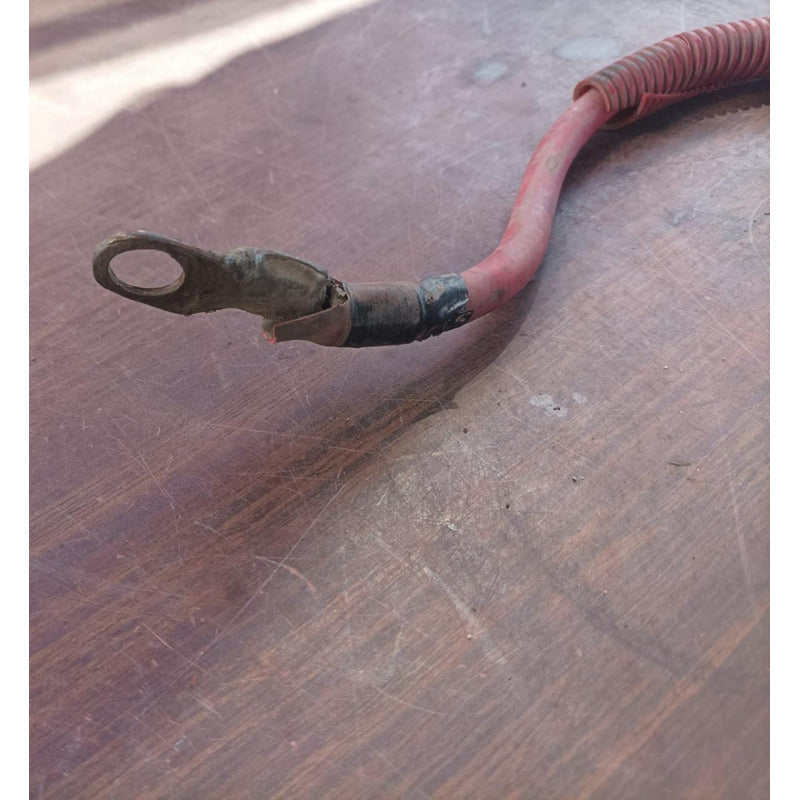 Cable Corriente Automotriz Bateria Rojo 1 Metro Detalle