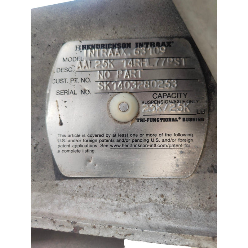 Eje Unemon Aire Gondola Plataforma Remolque Cama Baja Lowboy