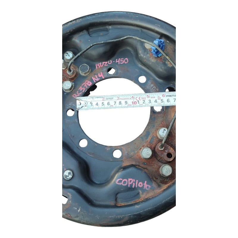 Plato Porta Balatas Cilindro Rueda Frenos Isuzu Elf 450 Copi