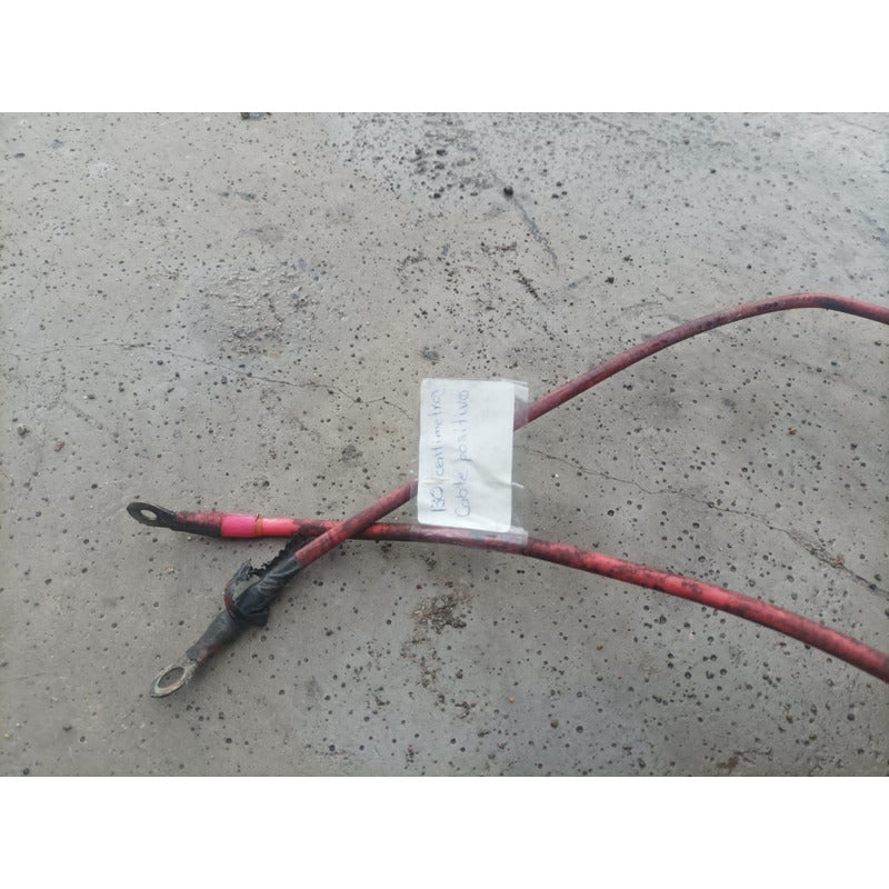 Cable Corriente Tierra Automotriz Bateria Rojo 3/4 1.30m