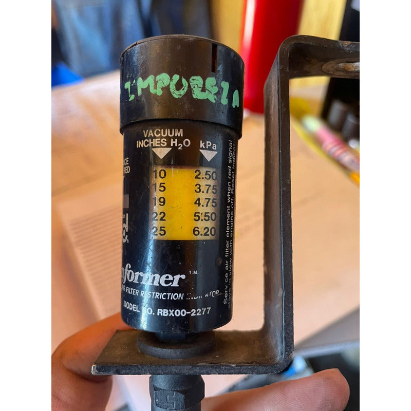 Medidor Marcador Indicador Cambio Filtro Aire Restricción