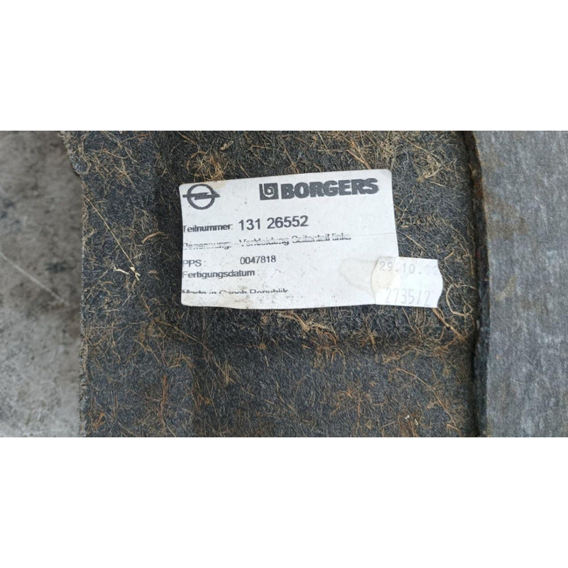 Cubierta Lateral Alfombra Maletero Cajuela Chevrolet Vectra