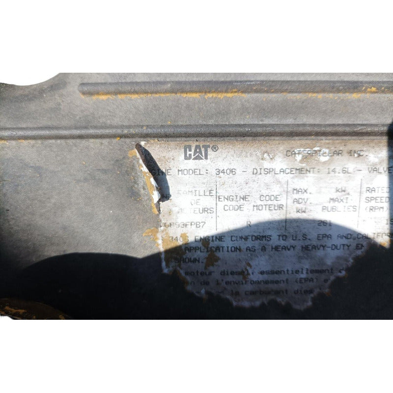 Tapa Punterias Motor Caterpillar 3406b