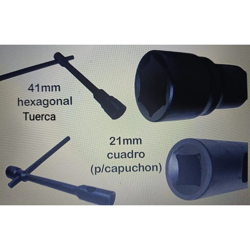 Ruedas Tuerca Llave Capuchon Isuzu Elf 300 400 450 500