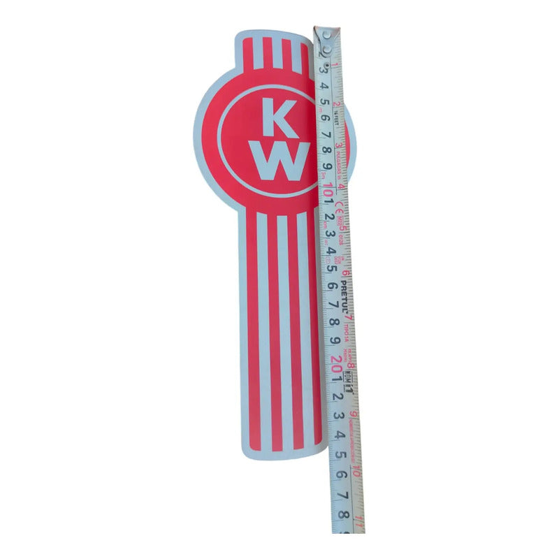 3 Calcomanias Logo Vinil Kenworth Etiqueta 24 Cm Emblema