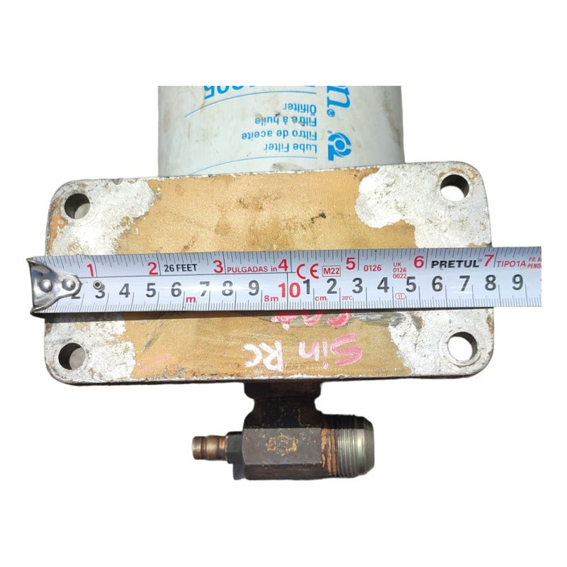 Base Soporte Filtro Diesel Combustible Caterpillar Volvo