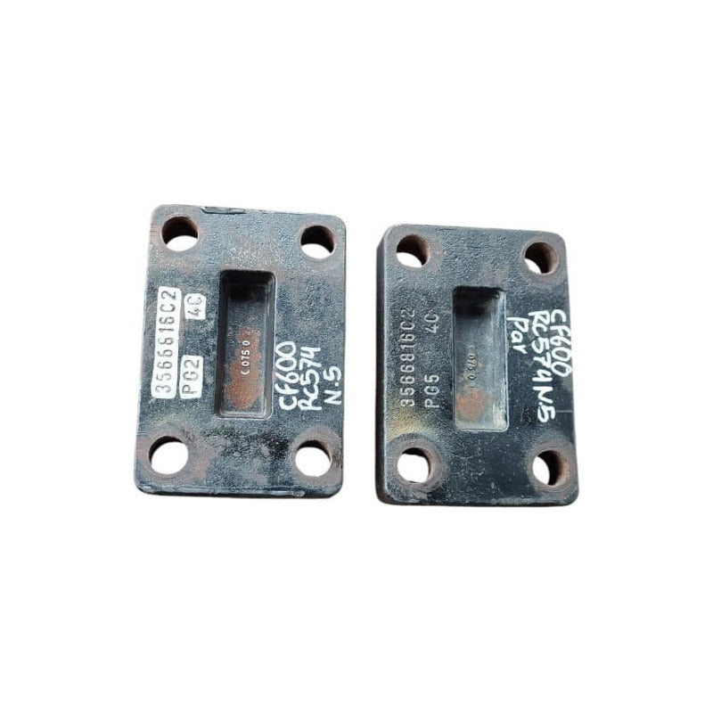 Soporte Placa Perno U 4 Grados Motor International Cf600 Par