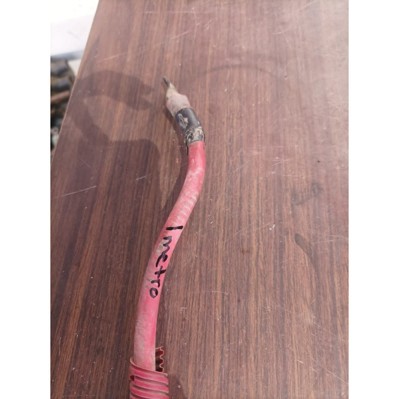 Cable Corriente Automotriz Bateria Rojo 1 Metro Detalle