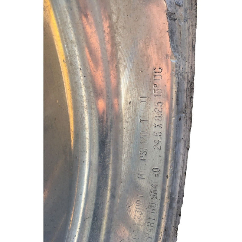 Rin 24.5 Capuchón Corazón Aluminio Plateado