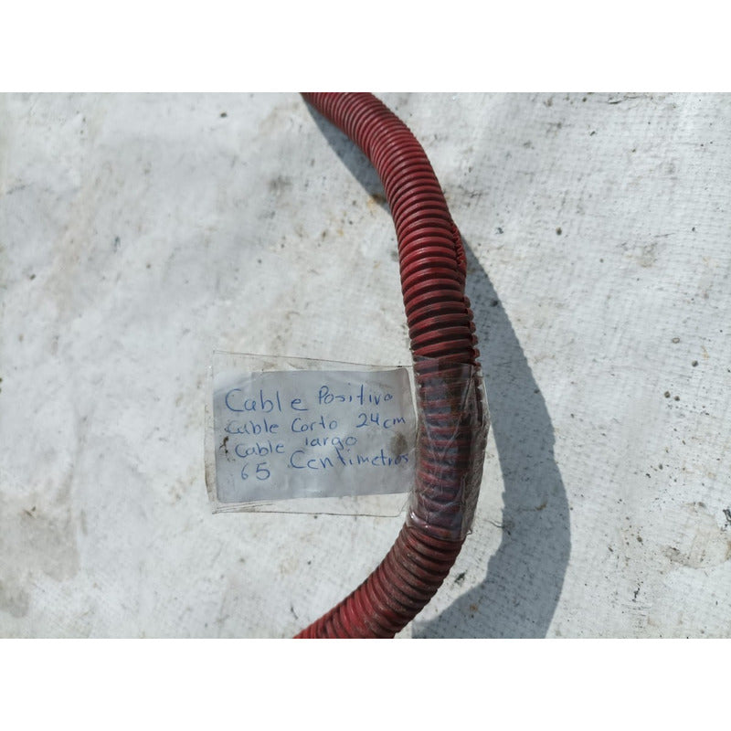 Cable Batería Corriente Rojo Pulgada Camión 65cms