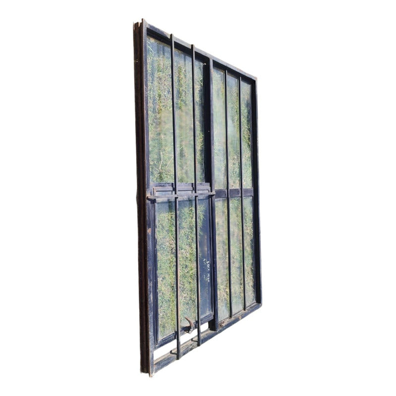 Ventana Fierro Corrediza Con Vidrios
