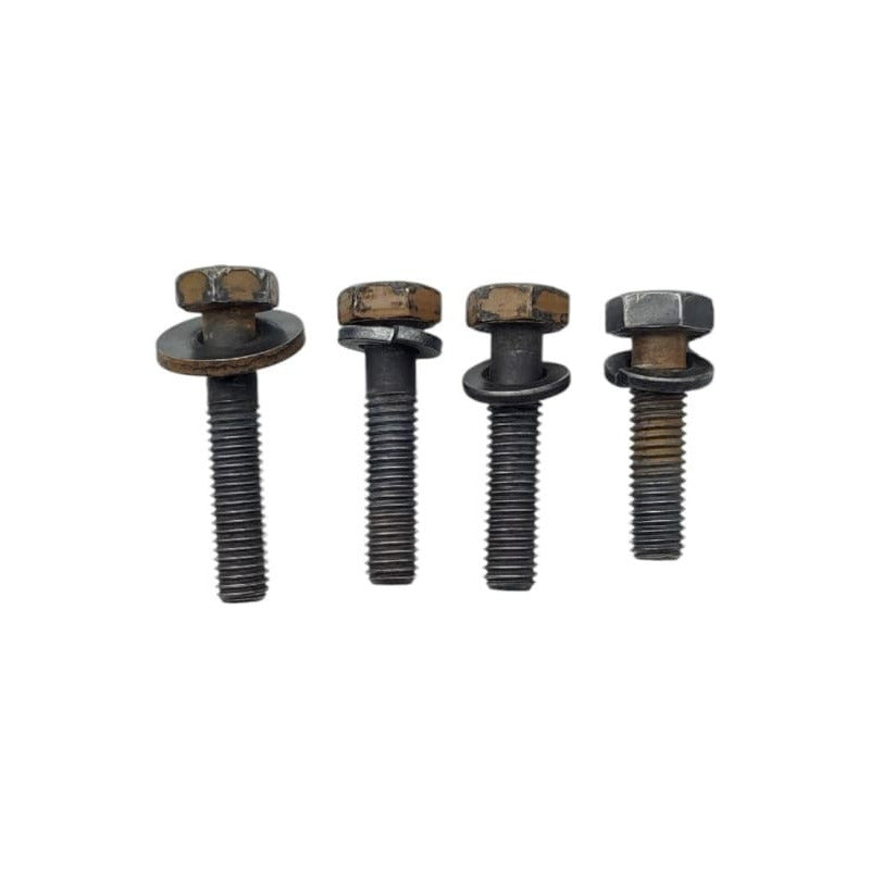 4 Tornillos Juego Kit Soporte Montaje Motor Caterpillar 3126 Negro