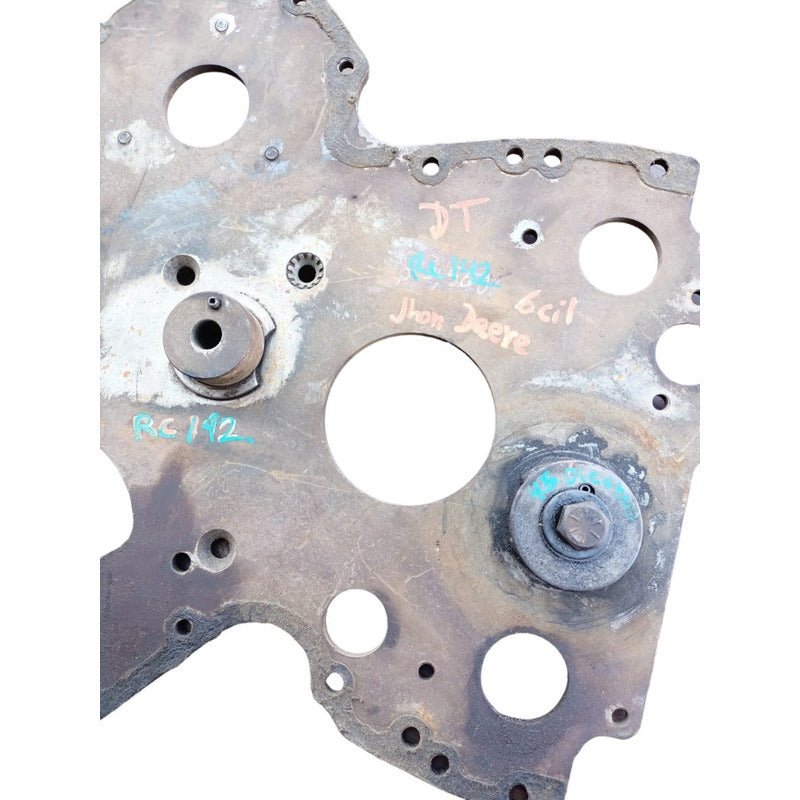 Placa Coraza Delantera Espejo Motor John Deere 4039