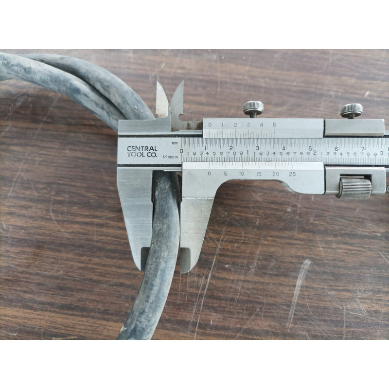 Cable Batería Automotriz Corriente Tierra Negro 1 Pulgada