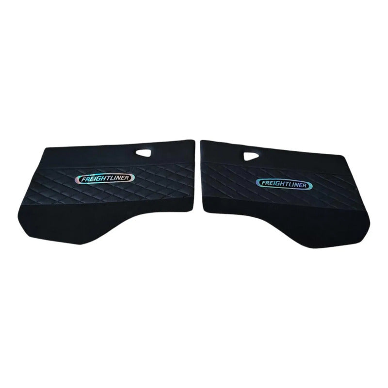 Tapa Panel Puerta Cabina Freightliner Fl70 Alfombra Par Negr Negro