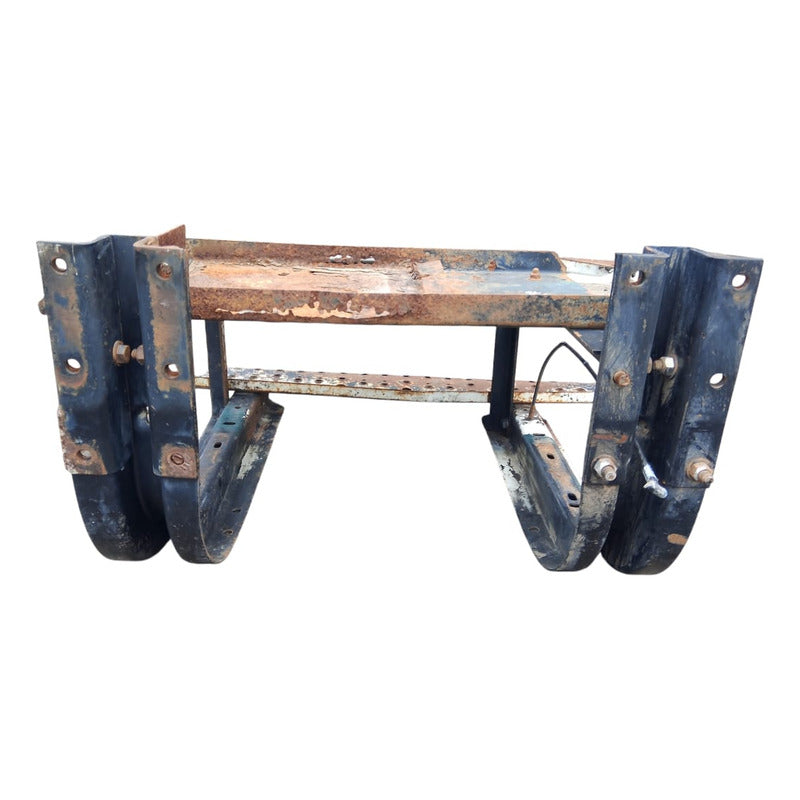 Soporte Base Tanque Aire Batería Estribo Camión Fl70 Freight Negro