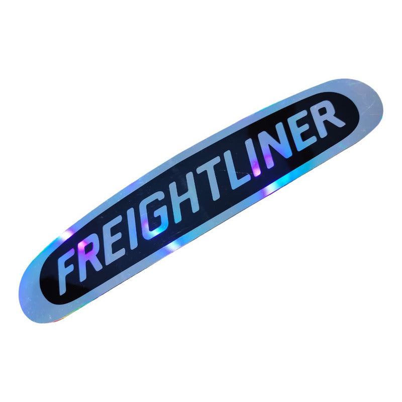 3 Calcomanias Logo Vinil Freightliner Etiqueta 40 Cm Emblema