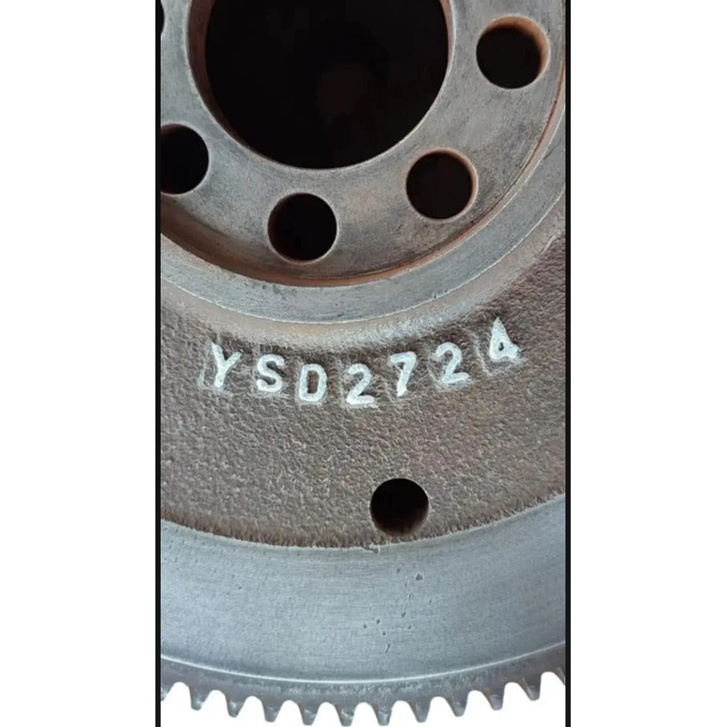 Volanta Aro Dentado Motor Camión Thermoking Isuzu Di 2.2l Gris Oscuro
