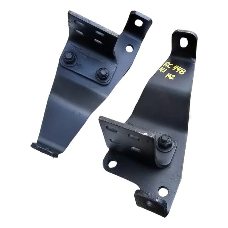 Soporte Base Defensa Camión Freightliner Fl 70 Par Negro
