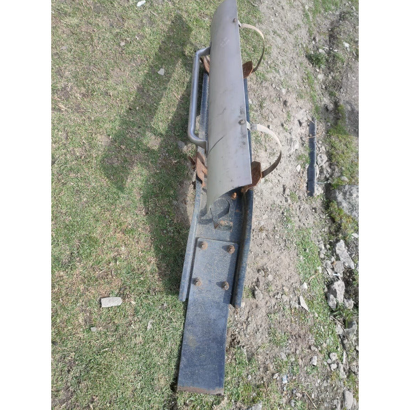 Base Soporte Silenciador Escape Chasis Para Barrenar