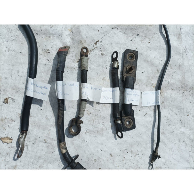 Cable Tierra Negativo Negro Automotriz Batería Marcha