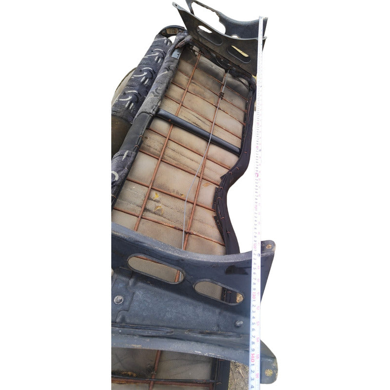 Asiento Corrido Tela Freightliner Fl 70 Fl80 Base Soporte Gris Oscuro