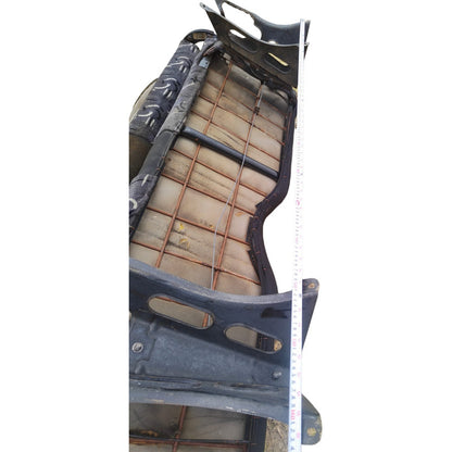 Asiento Corrido Tela Freightliner Fl 70 Fl80 Base Soporte Gris Oscuro