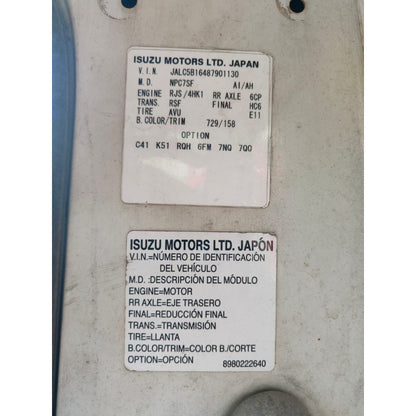 Isuzu Elf 450 Cabina Completa O Por Partes