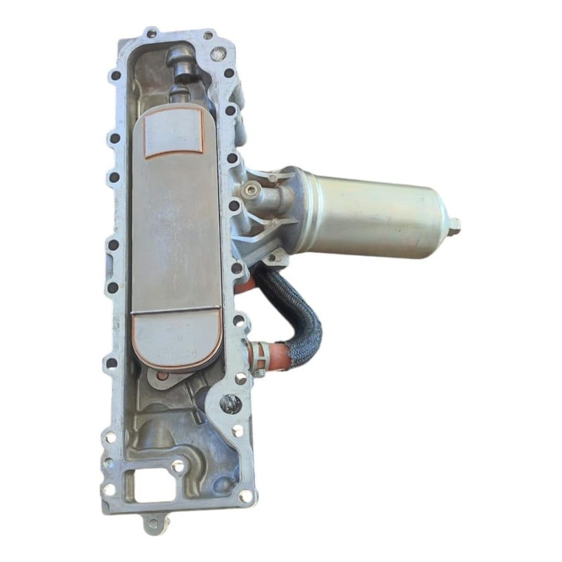 Base Filtro Tapa Enfriador Aceite Isuzu 4jj1 Elf 300 2018-23 Plateado