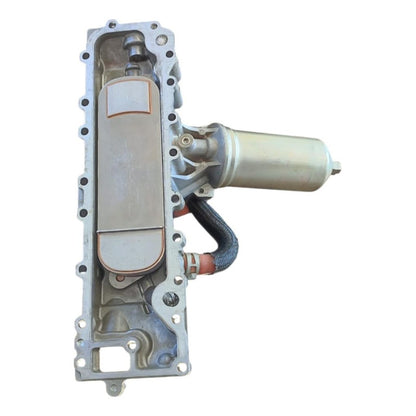 Base Filtro Tapa Enfriador Aceite Isuzu 4jj1 Elf 300 2018-23 Plateado