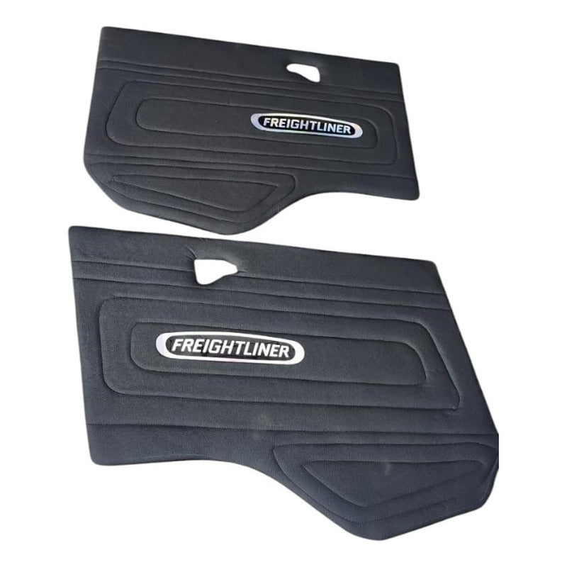 Tapa Panel Puerta Cabina Freightliner Fl70 Negro Par