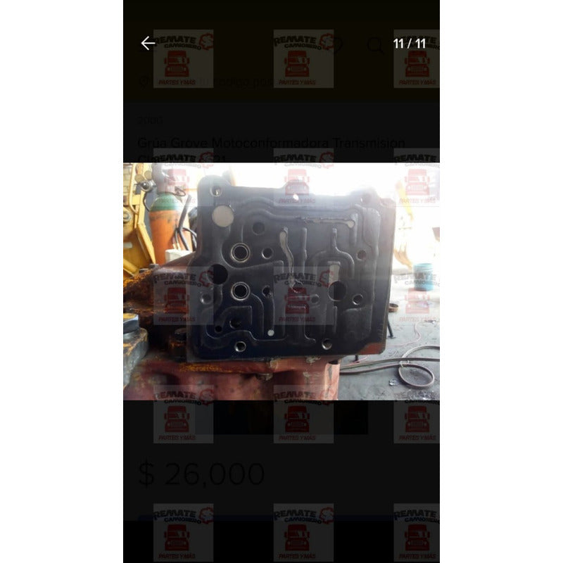 Grúa Grove Rt 530 Motoconformadora Transmision Clarck R28621