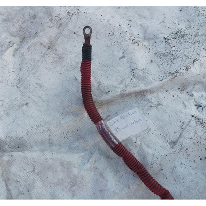 Cable Corriente Tierra 1 Pulgada 75cms Rojo