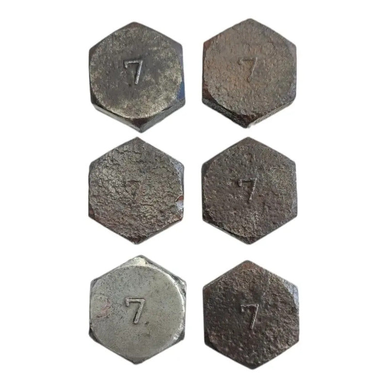 Tornillo Coraza Transmisión Motor J08e Hino 500 1524 6 Pzas Plateado