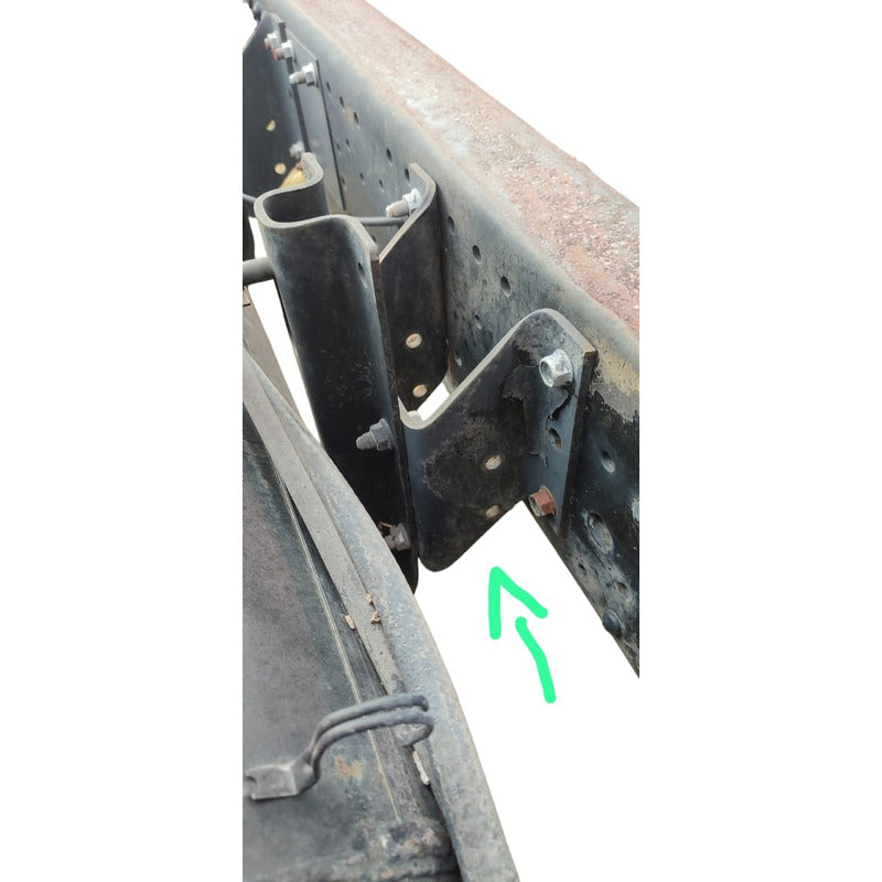 Soporte Base Tanque Diésel Chasis Isuzu 4hk1 Elf 400 450 500