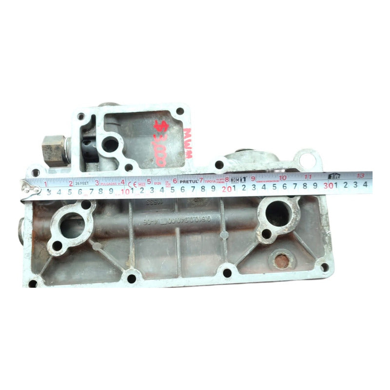 Base Enfriador Aceite Portafiltro Mwm 4.12 Tge International