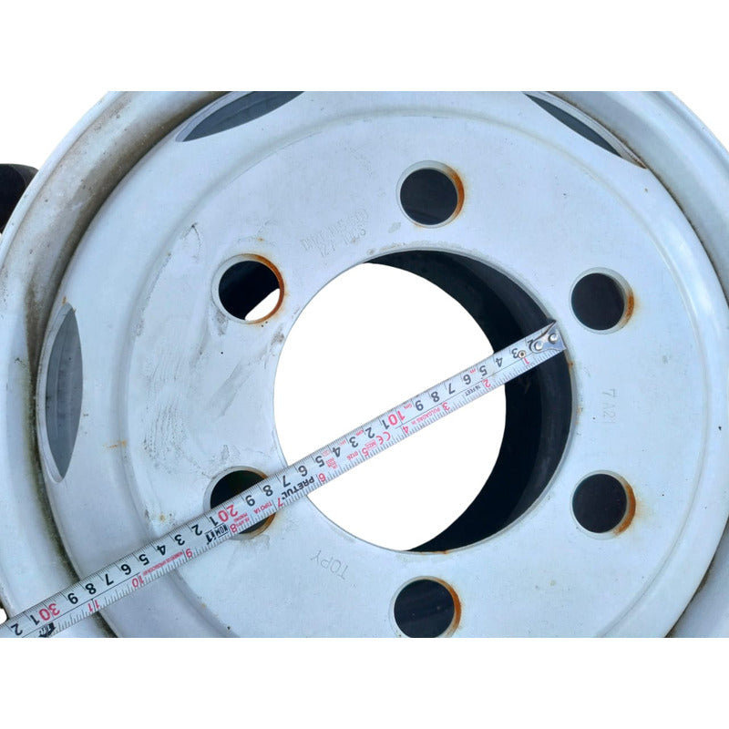 Rin 19.5 6 Birlos Camión Isuzu Elf Hino 300 - Blanco