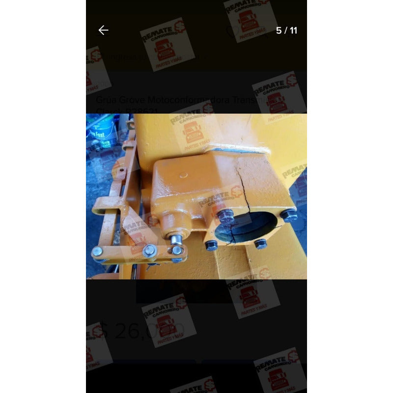 Grúa Grove Rt 530 Motoconformadora Transmision Clarck R28621