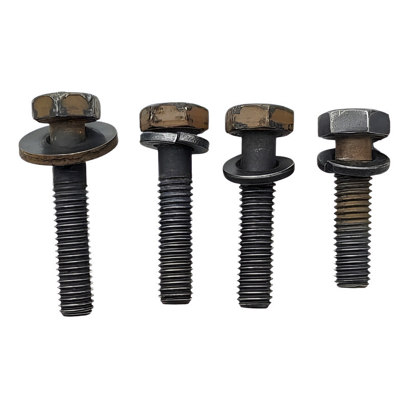 4 Tornillos Juego Kit Soporte Montaje Motor Caterpillar 3126 Negro