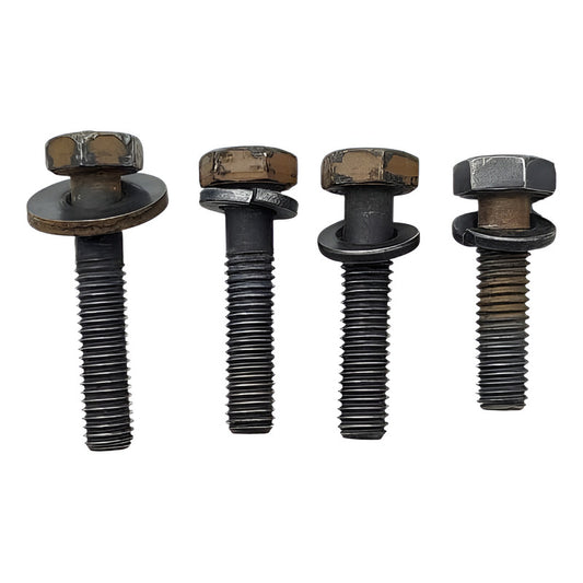 4 Tornillos Juego Kit Soporte Montaje Motor Caterpillar 3126 Negro