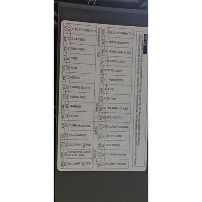 Tapa Cubierta Tablero Arnes Isuzu Elf 300 Gris Oscuro