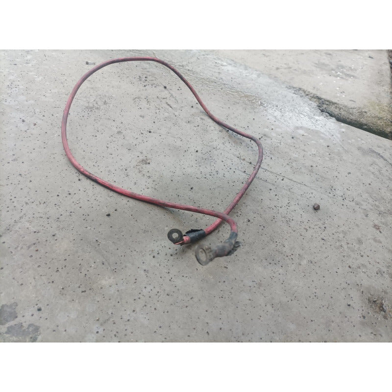 Cable Corriente Tierra Automotriz Bateria Rojo 3/4 1.30m