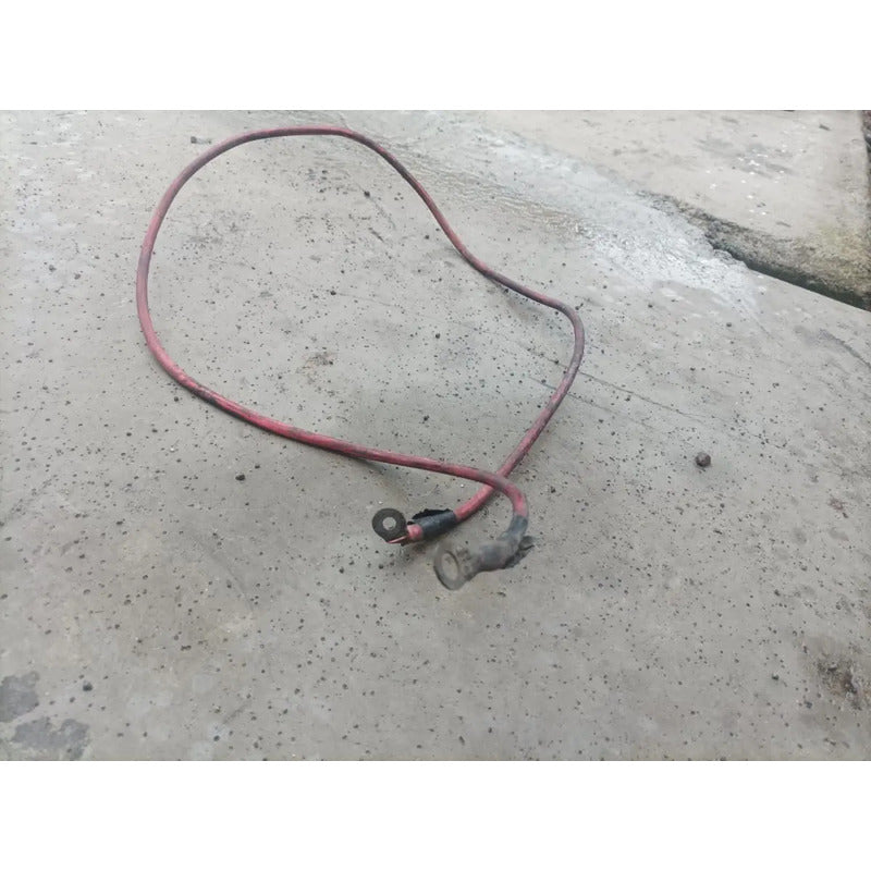 Cable Corriente Tierra Automotriz Bateria Rojo 3/4 1.30m