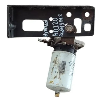 Base Soporte Filtro Diesel Cebadora Bomba Purgador Hyundai Blanco