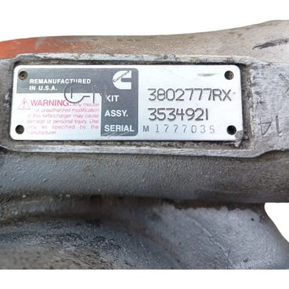 Turbo Cargador Holset Para Motor Cummins 5.9 Isb Casco