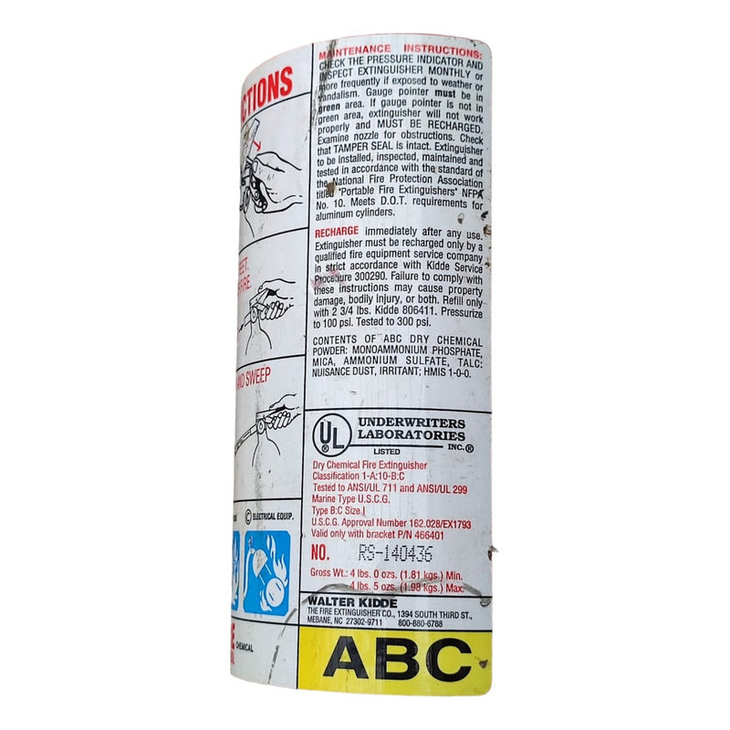 Kit Juego Extintor Extintores Camión Isuzu Elf Para Reparar