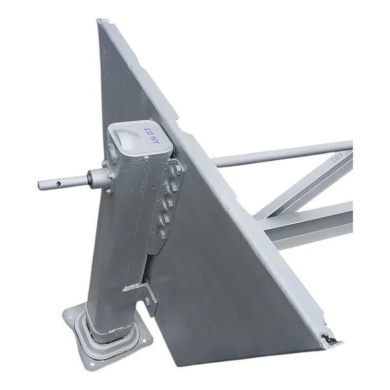 Patines Caja Seca Plataforma Remolque Jost Plata
